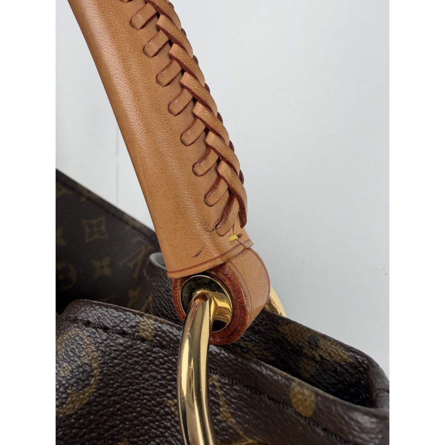 Louis Vuitton Artsy Shoulder MM Bag in Brown LV Monogram Coated Canvas 2010 C-5