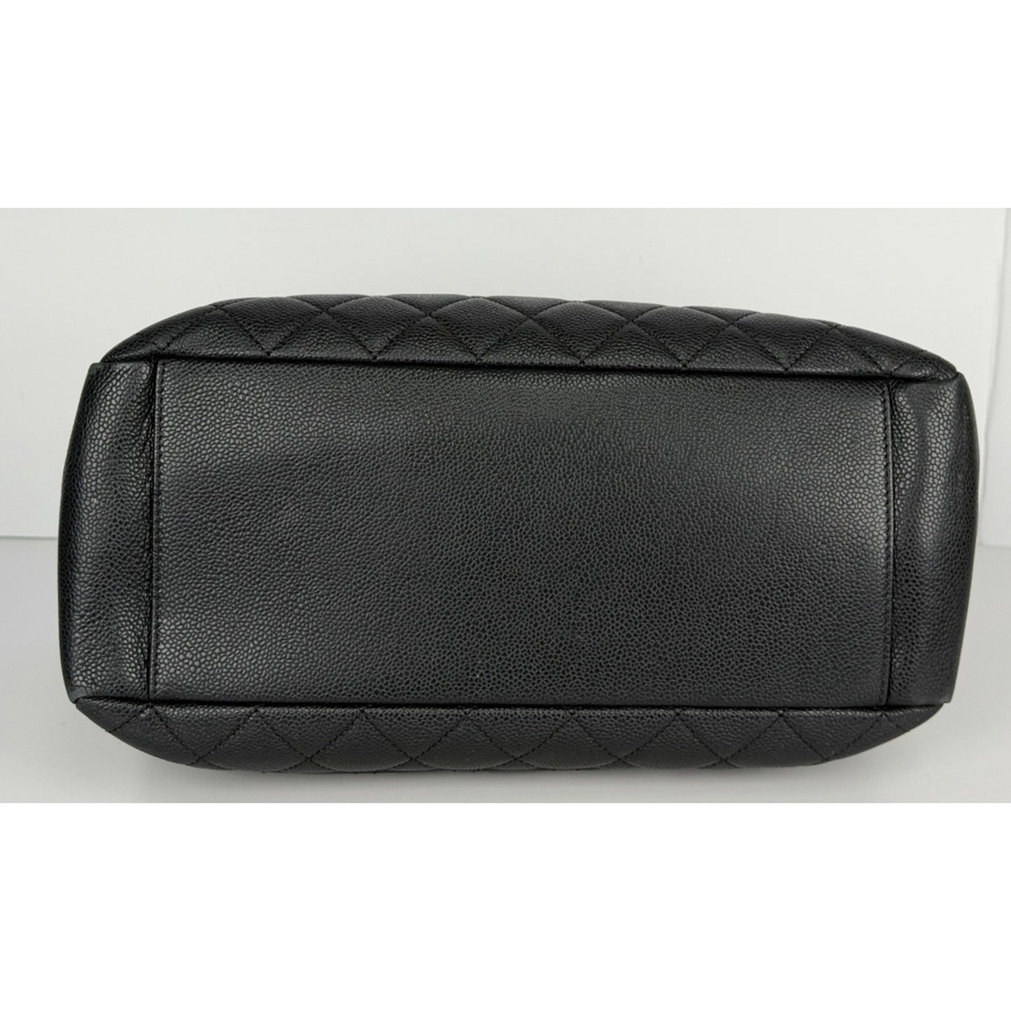 Chanel Grand Shopping Tote (GST) Bag in Black Caviar Leather C6