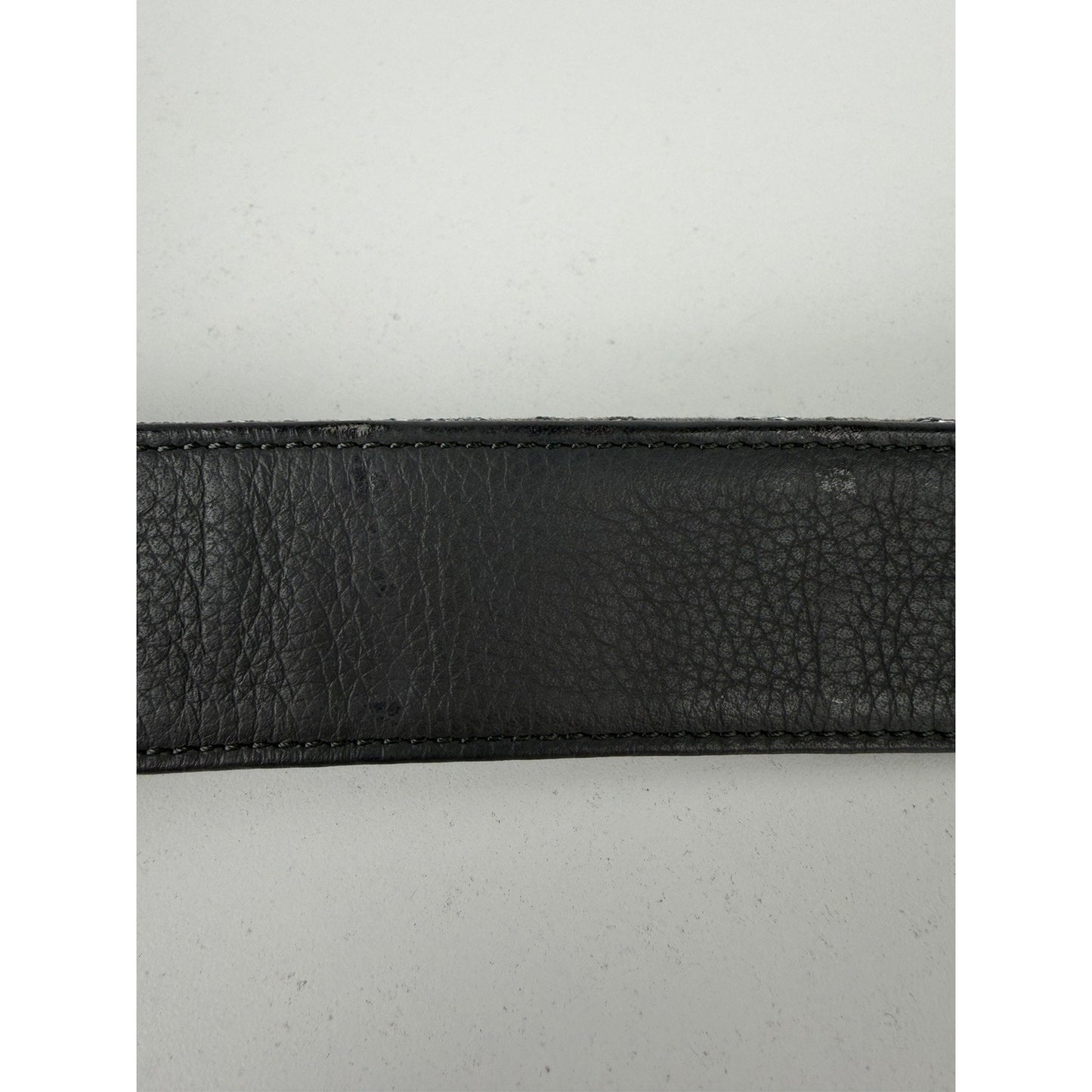 Christian Dior Jacquard Oblique Cosmo Belt Grey Canvas Body CD Logo Buckle
