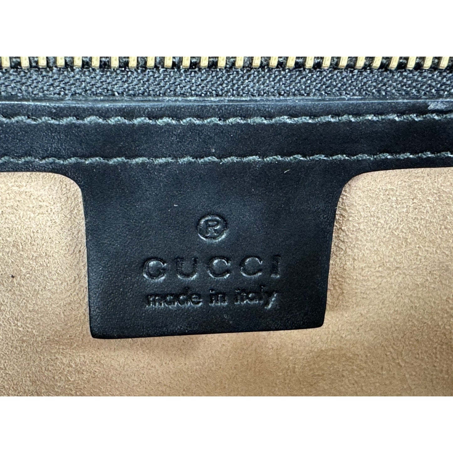 Gucci Padlock Shoulder Bag Black Guccissima Leather with Gold Hardware D-1