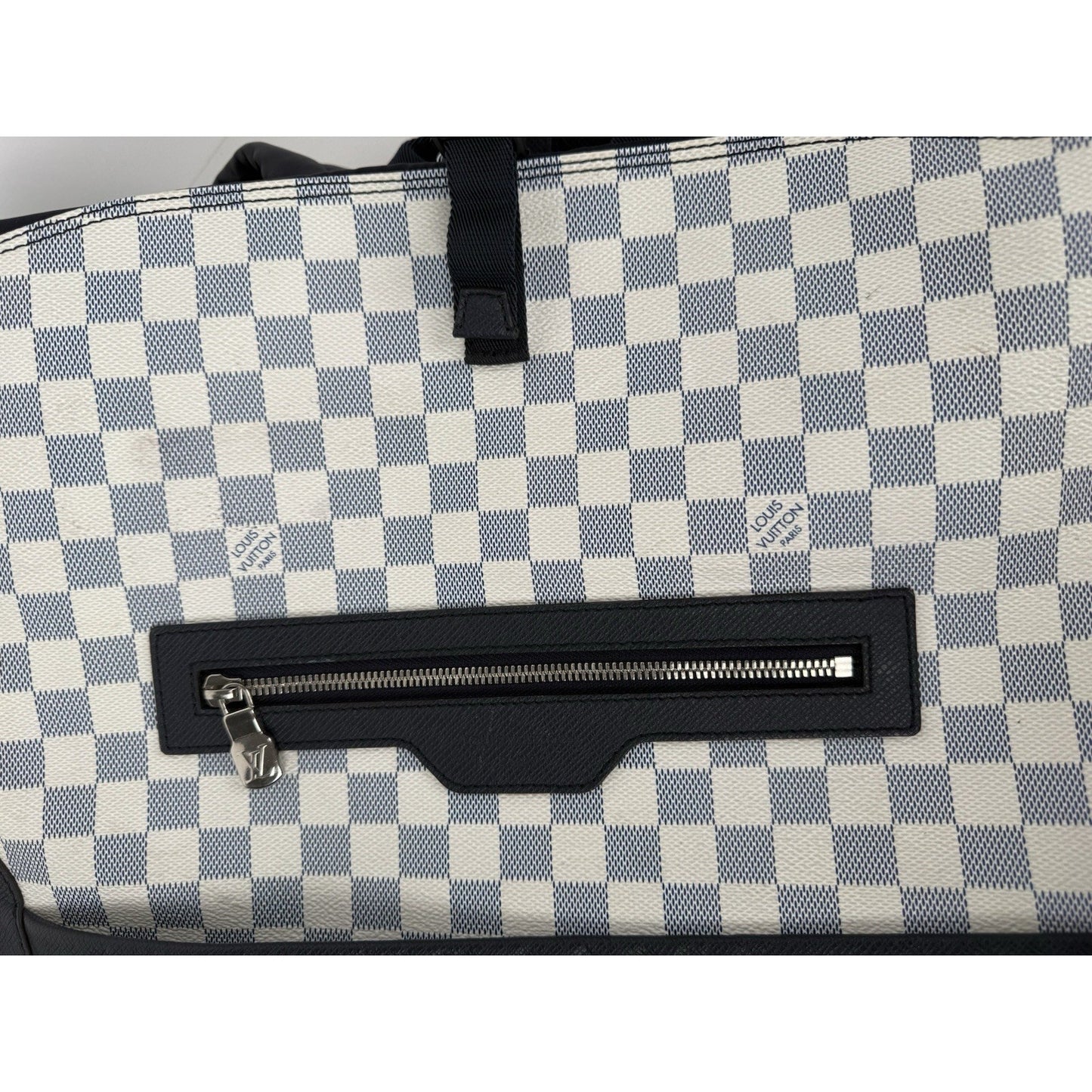 Louis Vuitton Damier Taiga Match Point Backpack White & Navy