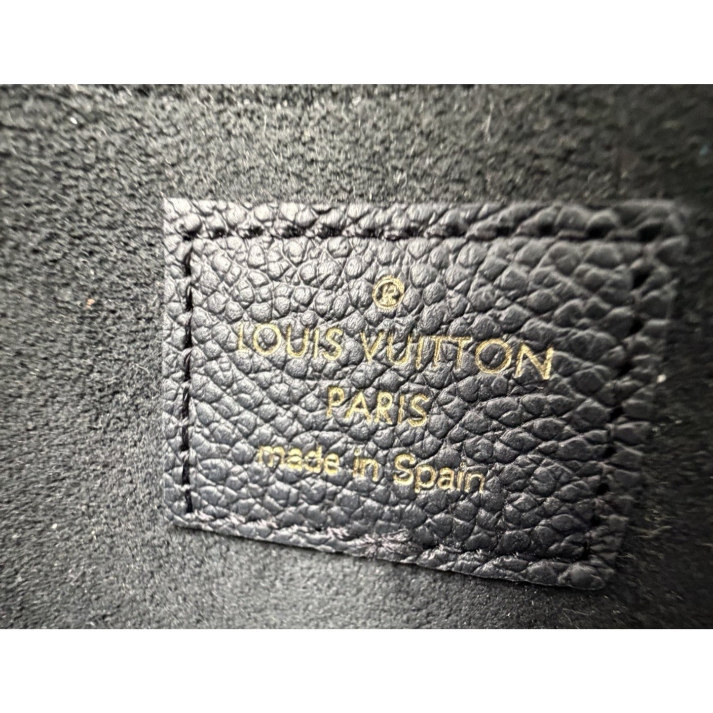 Louis Vuitton Pochette Felicie Wallet Bag in Black Monogram Empreinte NFC S11