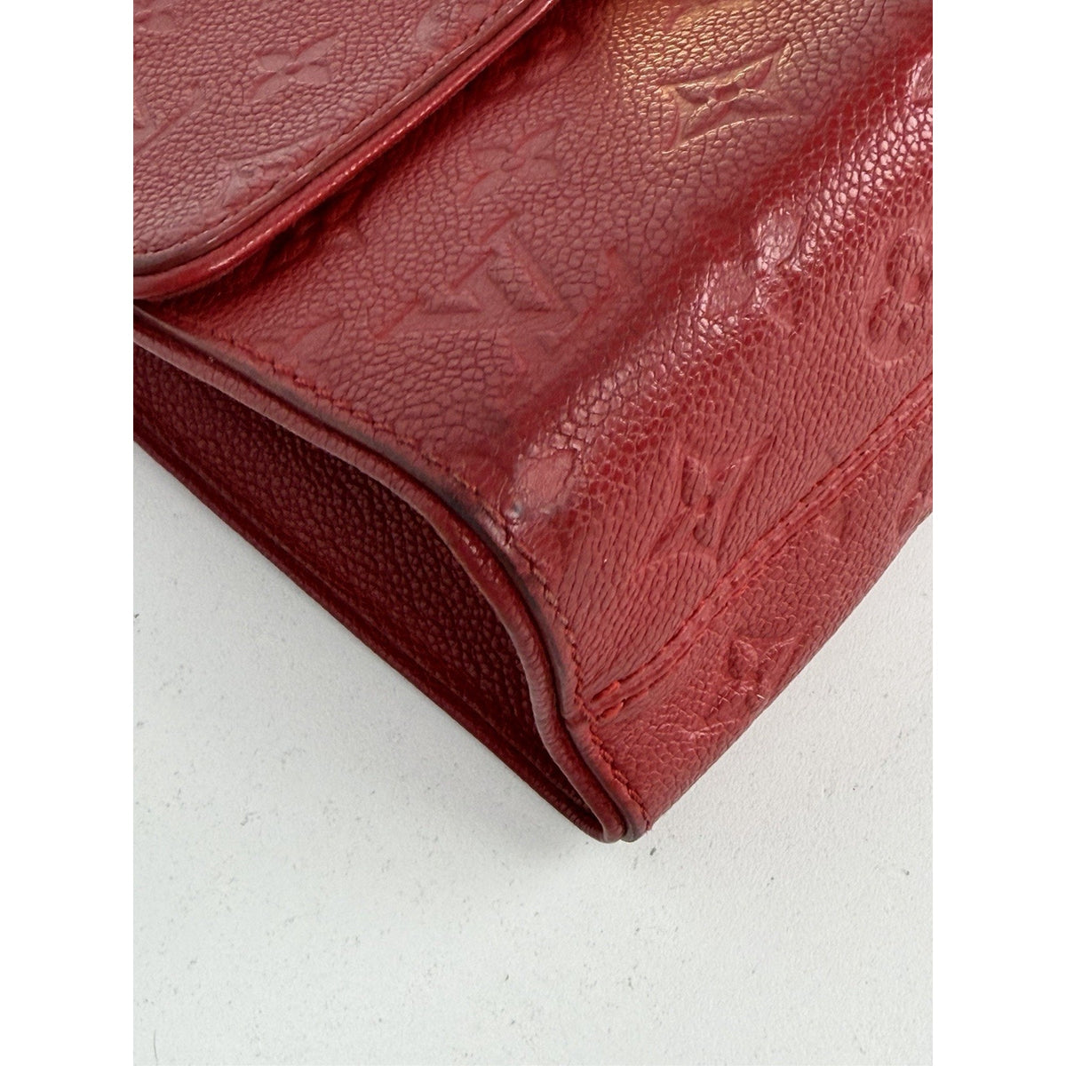 Louis Vuitton Saint Sulpice BB Shoulder Bag in Red Empreinte Leather 2018 S07