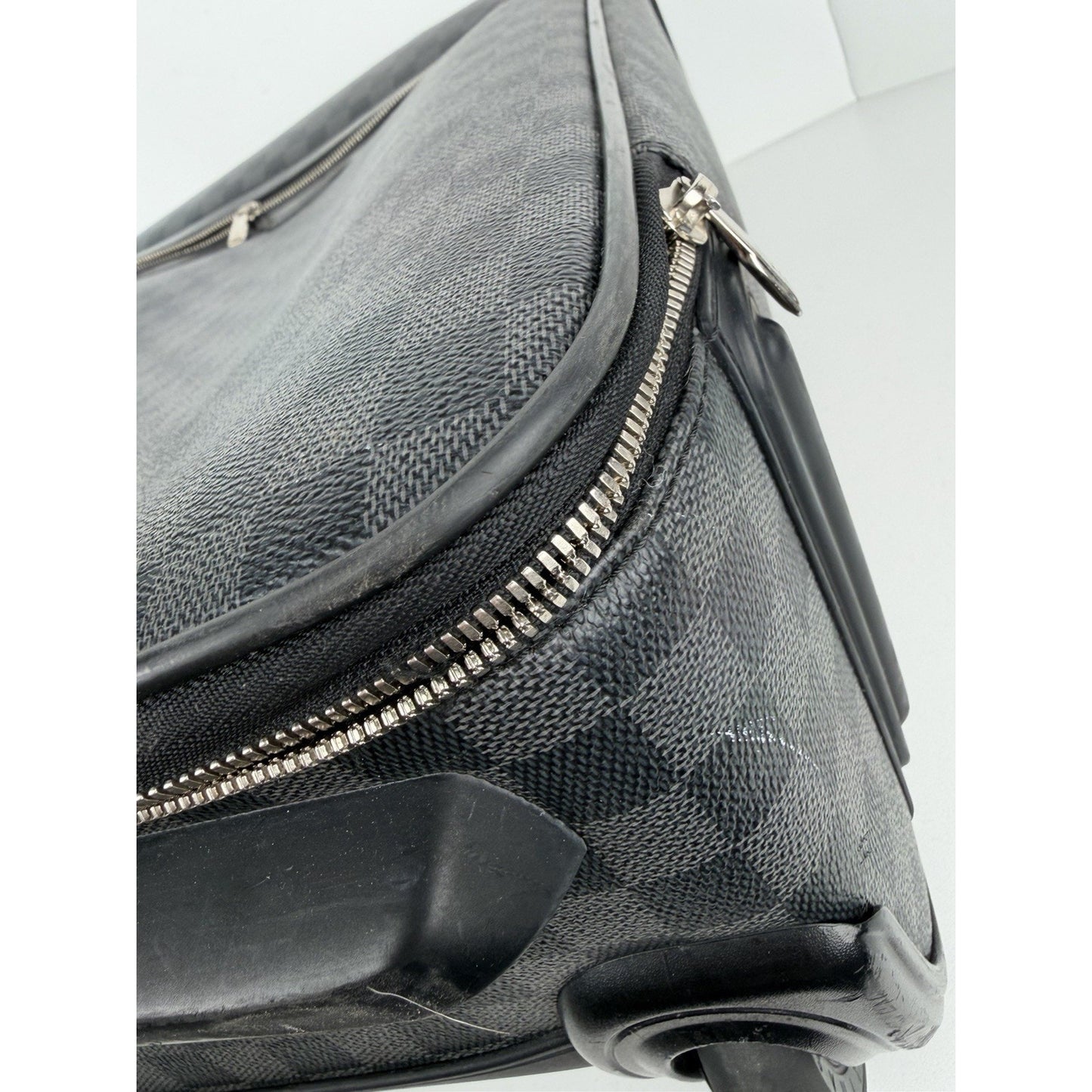 Louis Vuitton Pegase Carry-On Suitcase 55 in Damier Graphite Coated Canvas