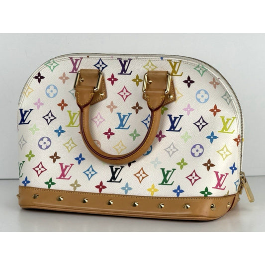 Louis Vuitton Monogram Multicolore Alma PM Bag in Coated Canvas Vintage 2003 D4