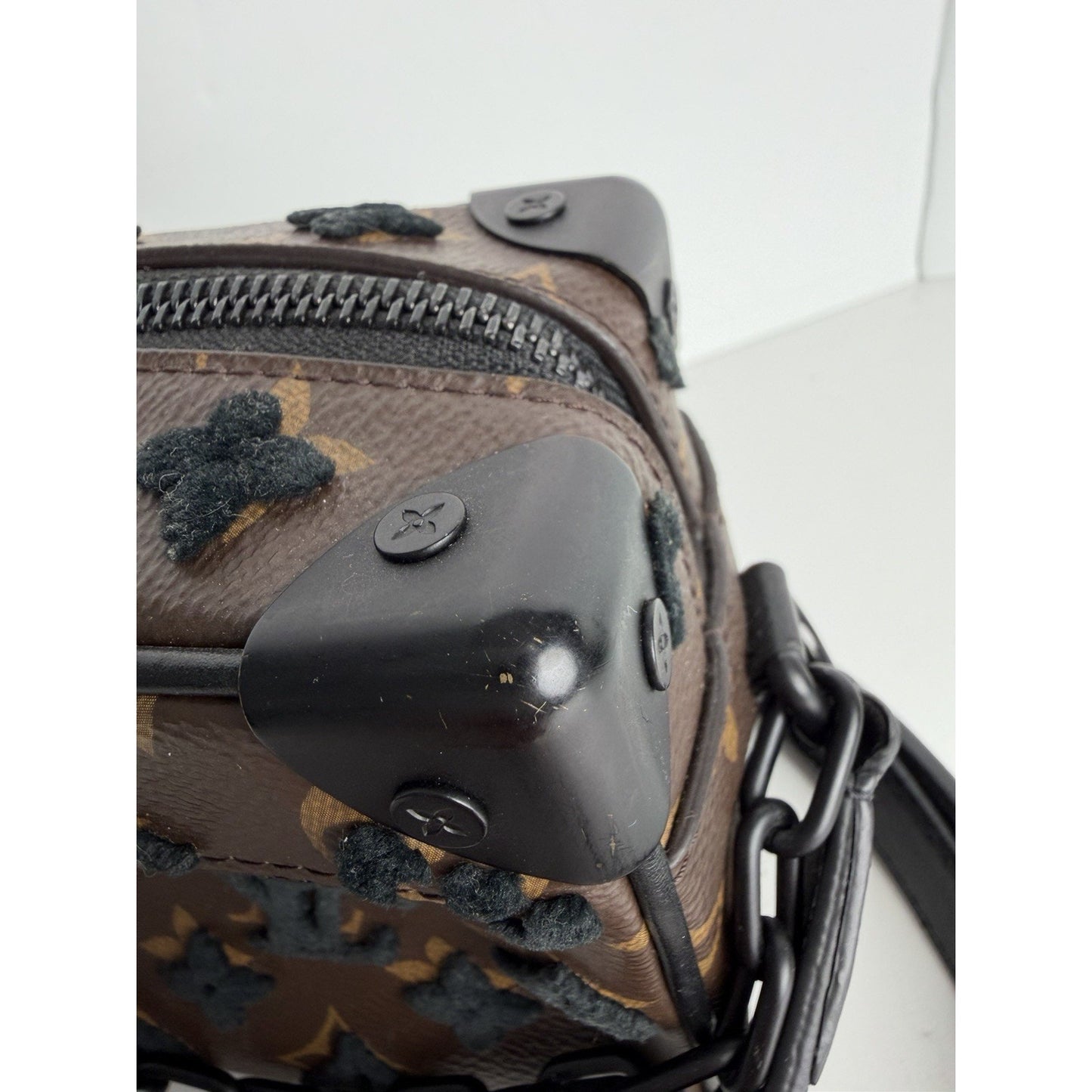 Louis Vuitton Mini Soft Trunk Bag in Brown Monogram Coated Canvas 2019 S03