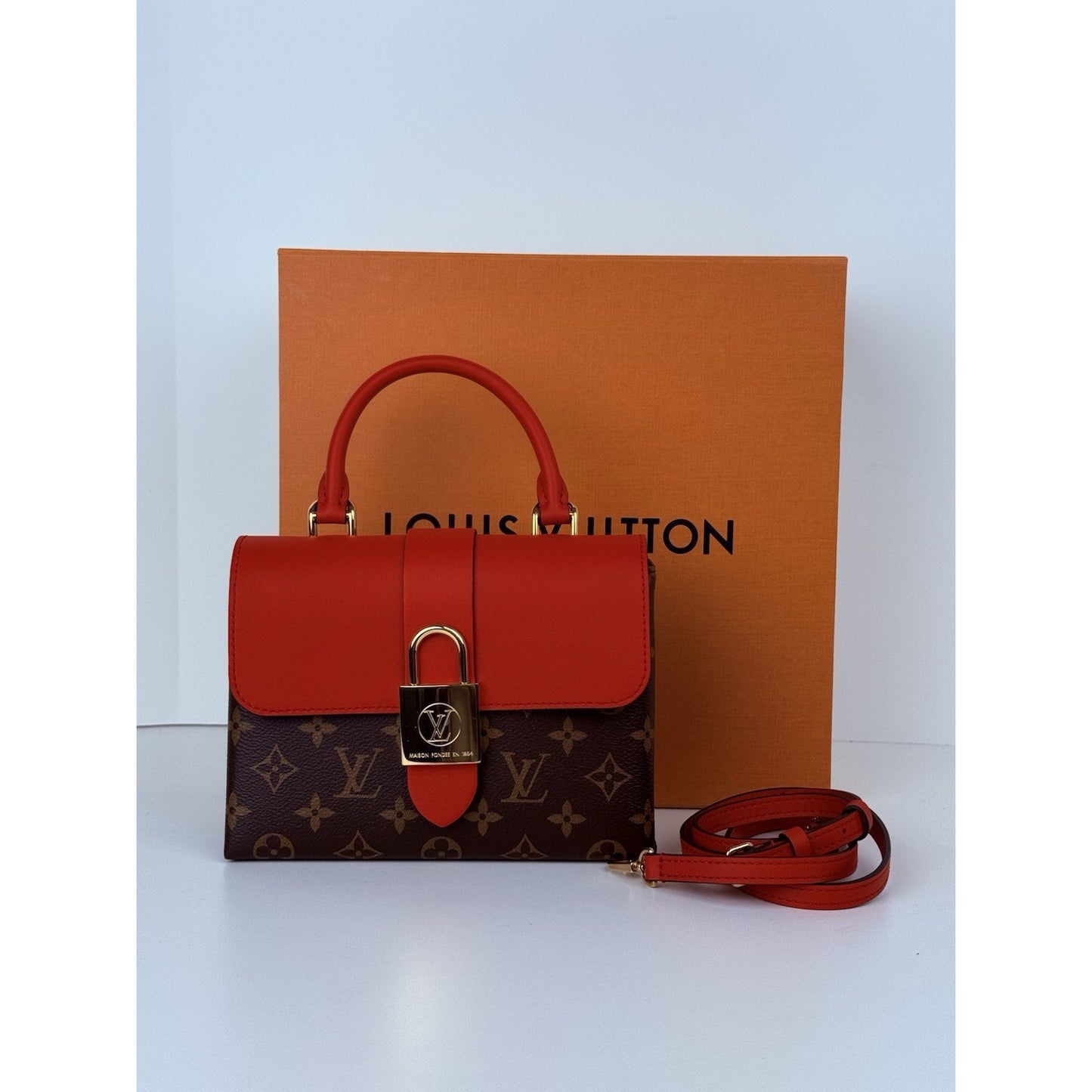 Louis Vuitton Locky BB Coquelicot Monogram Women's Shoulder Bag 2019