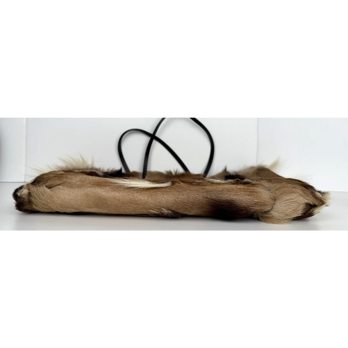 Fendi Brown Gazelle Fur Hair Tote Vintage Bag S-10