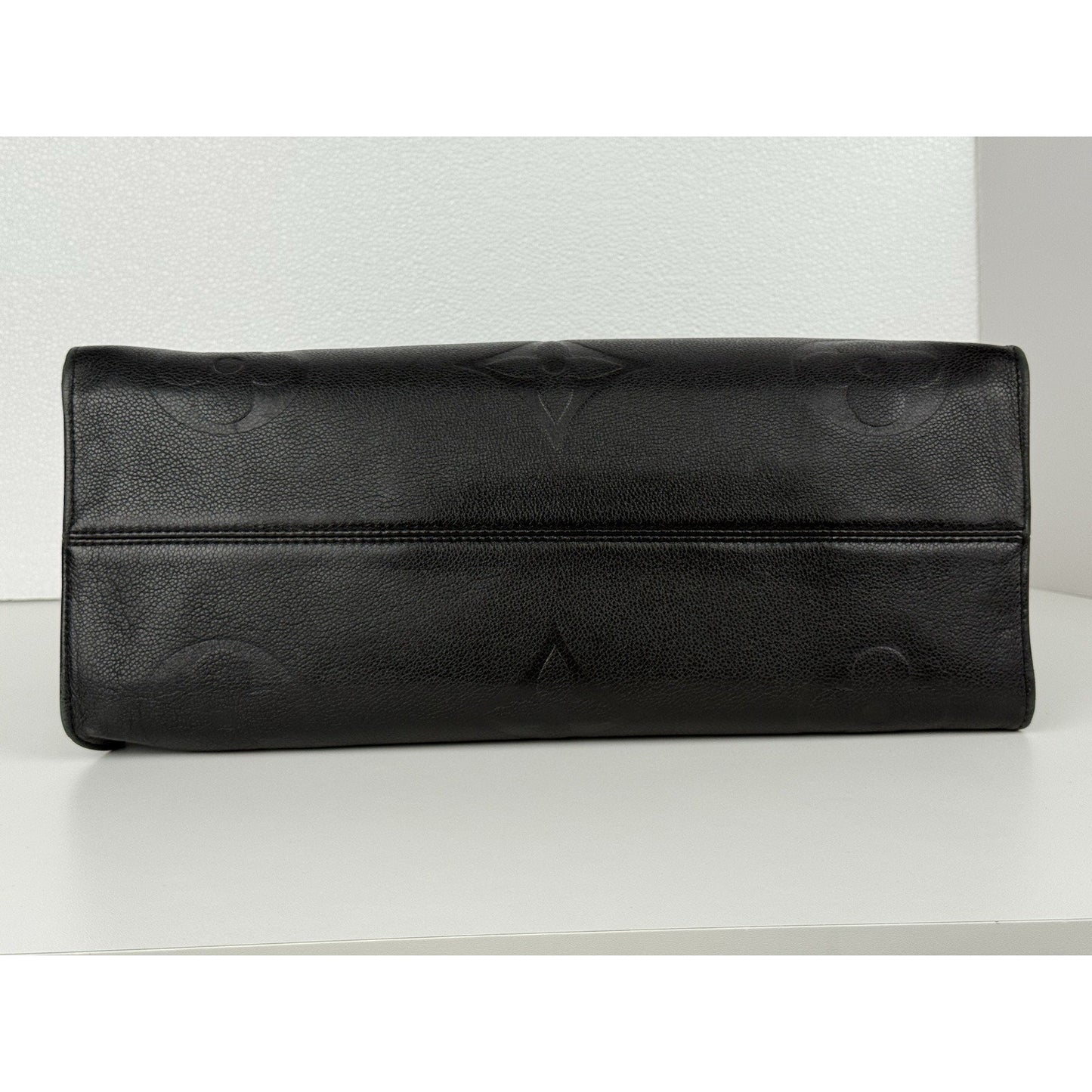 Louis Vuitton Black Monogram Empreinte Leather On The Go GM Bag