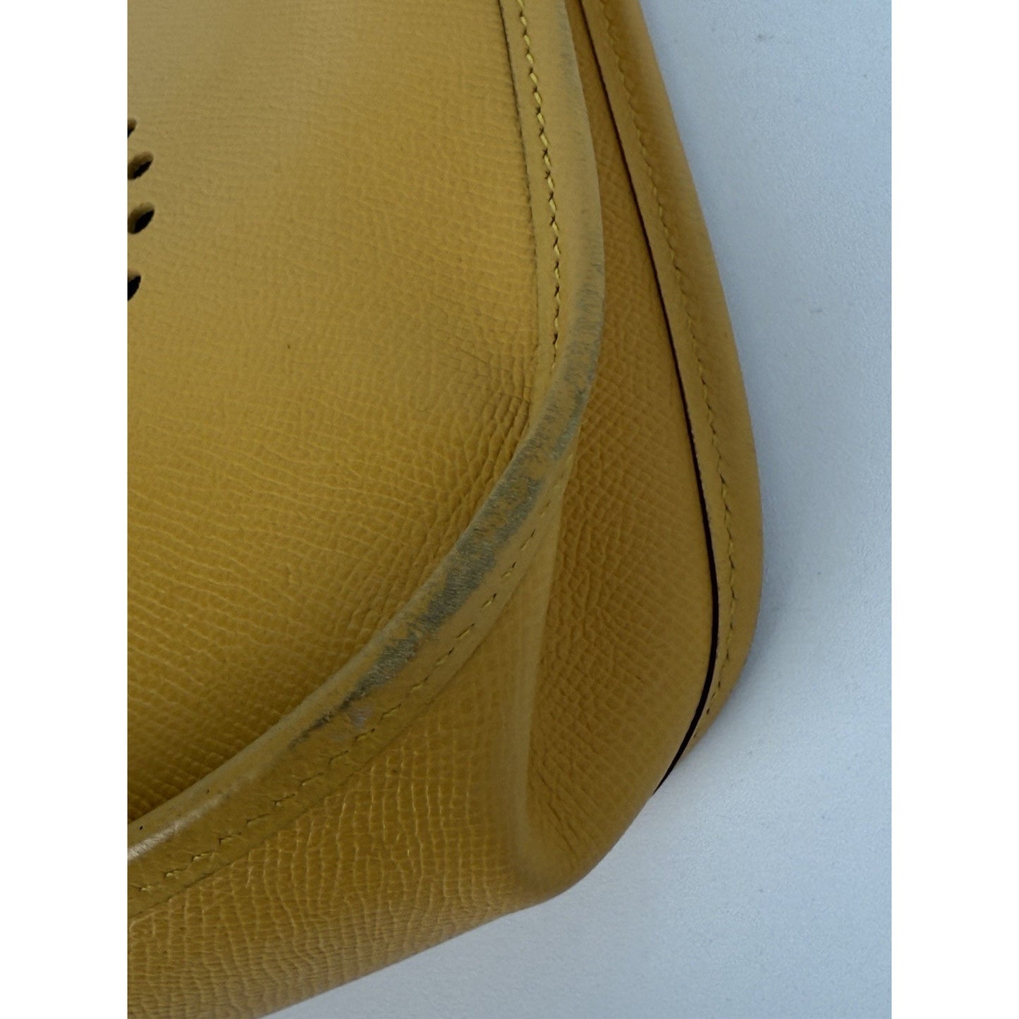 Hermès Evelyne Petit Modèle (PM) Yellow/Mustard Women's Crossbody Bag