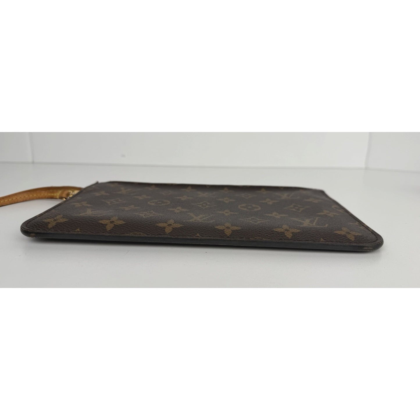 Louis Vuitton Neverfull MM Pochette Bag in Brown Monogram Coated Canvas 2017 S11
