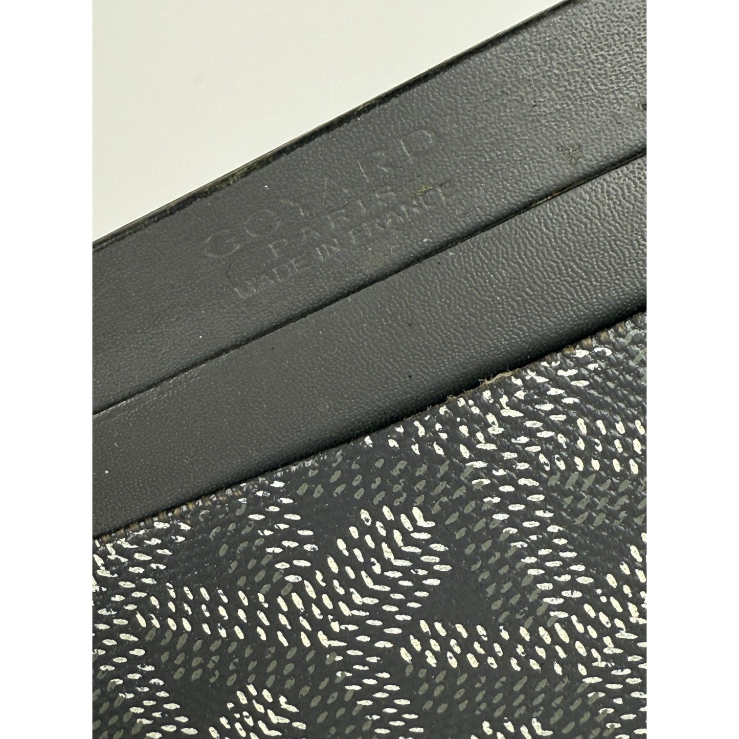 Goyard Goyardine Grey Coated Canvas & Leather Saint Sulpice Card Holder
