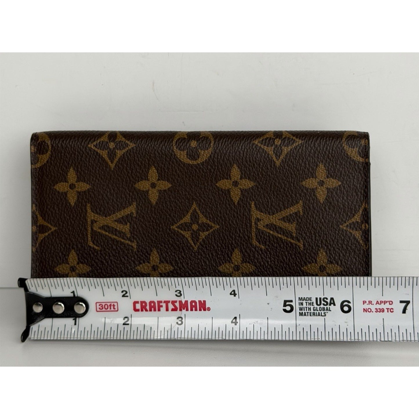 Louis Vuitton Pocket Agenda Cover Credit Card Slots Brown Canvas NFC
