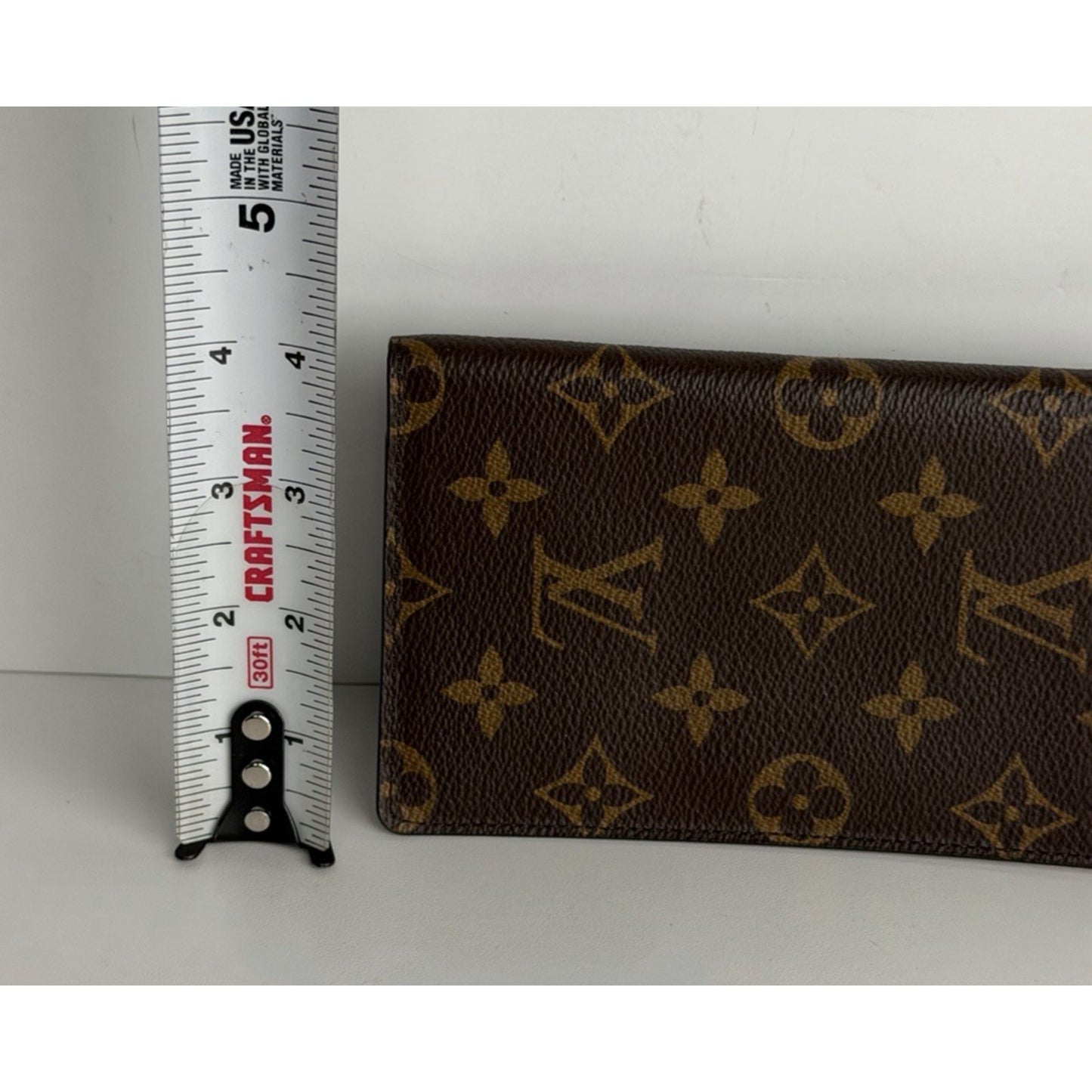 Louis Vuitton Pocket Agenda Cover Credit Card Slots Brown Canvas NFC