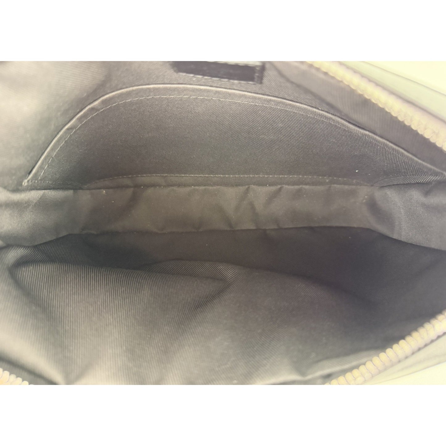 Louis Vuitton Shadow Duo Messenger Bag Black Embossed Monogram Leather NFC S-09