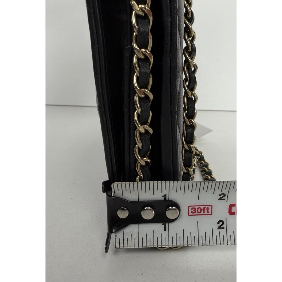 Chanel Trendy CC Wallet on Chain Bag in Black Quilted Lambskin Leather 2022 D5