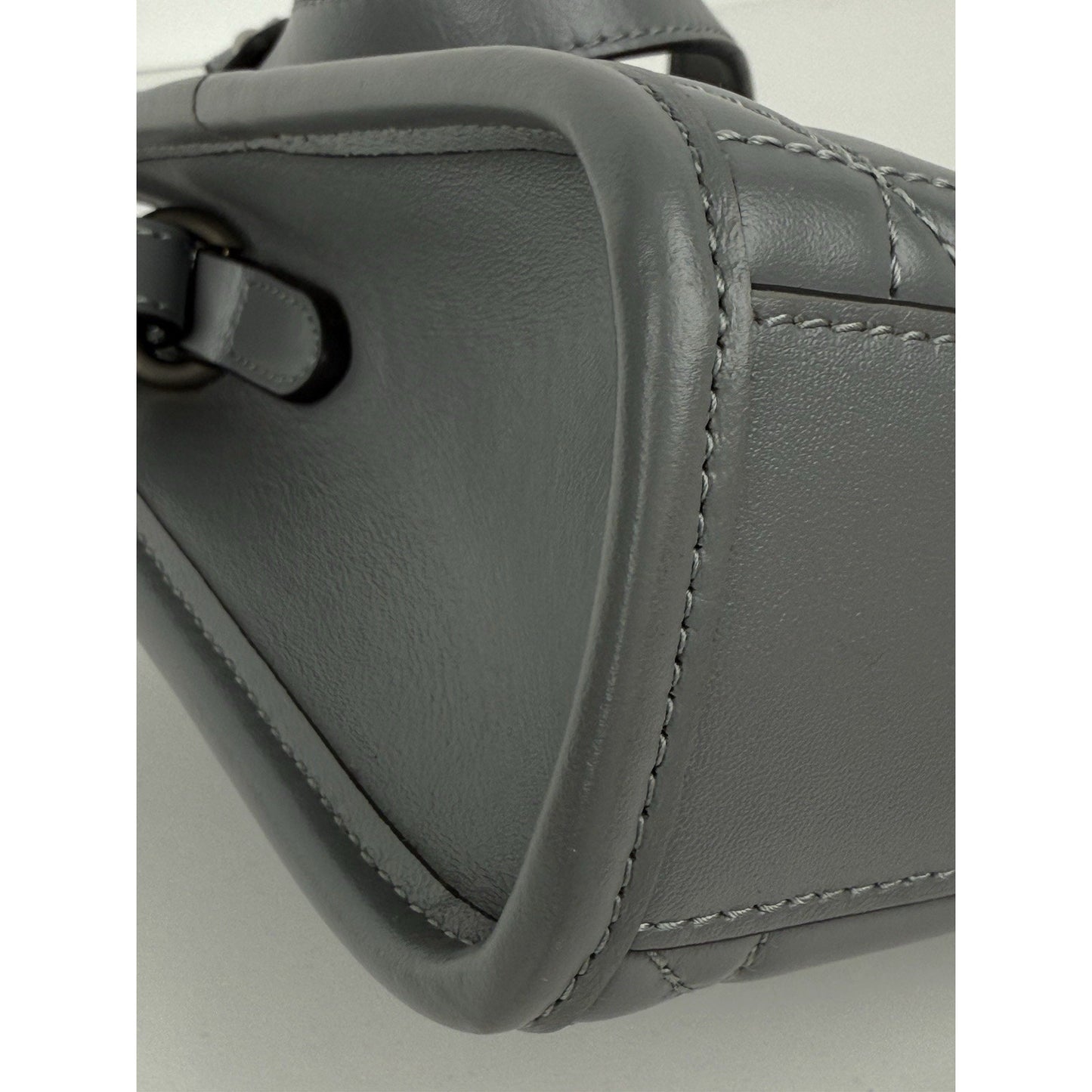Gucci Double G Marmont Mini Grey Women's Shoulder Bag