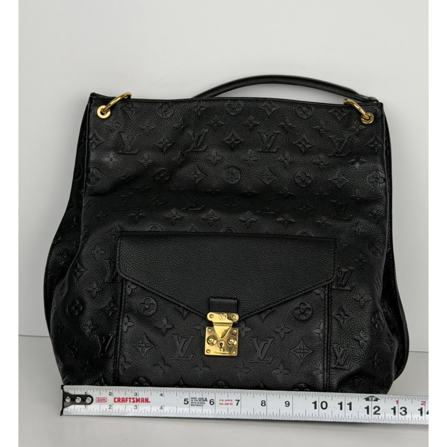 Louis Vuitton Metis Hobo Bag in Black Monogram Empreinte Leather 2014 D5