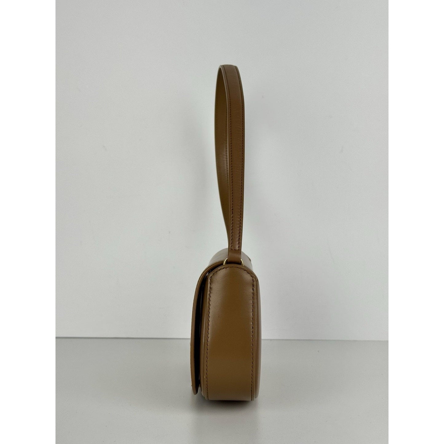 Saint Laurent Mini Voltaire in Brown Leather Shoulder Bag B-2