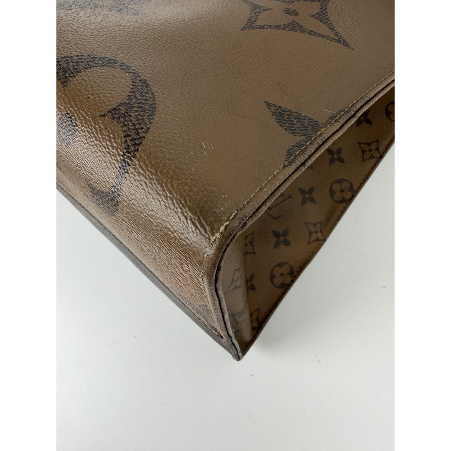 Louis Vuitton OnTheGo Tote Bag GM in Brown Reverse Monogram Canvas 2020 S
