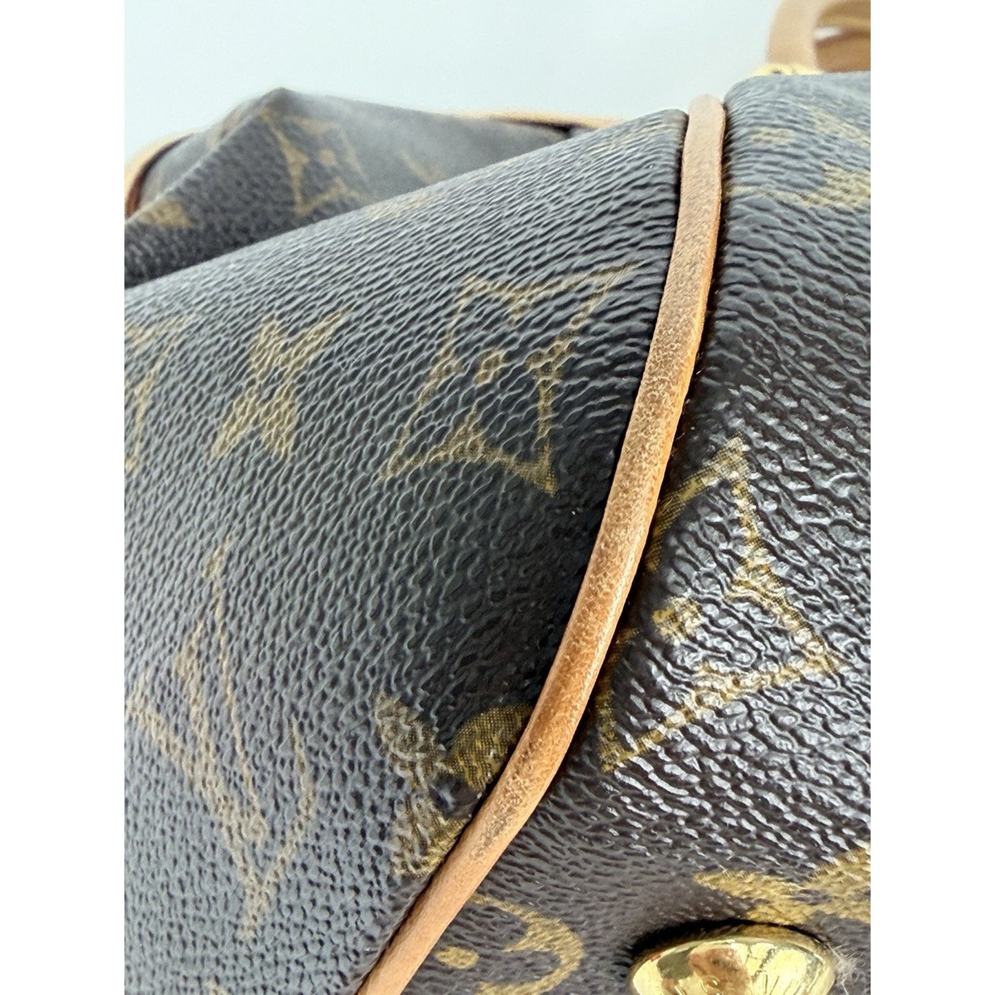 Louis Vuitton Monogram Tivoli GM Handbag in Brown Monogram Coated Canvas 2009
