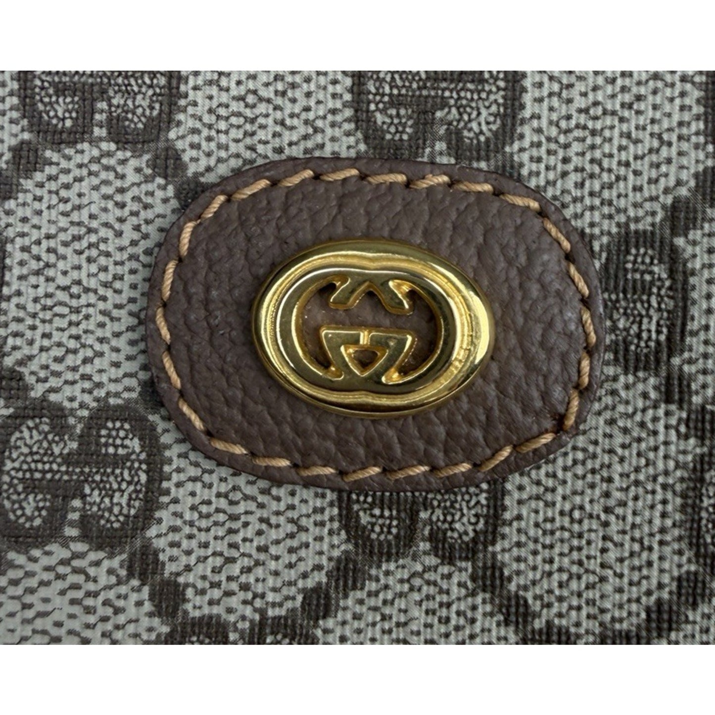 Gucci GG Supreme Large Travel Tote Bag in Brown Coated Canvas S