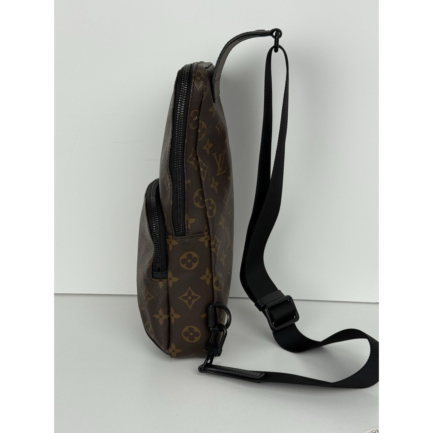 LOUIS VUITTON Monogram Macaser Avenue Sling Bag Men's