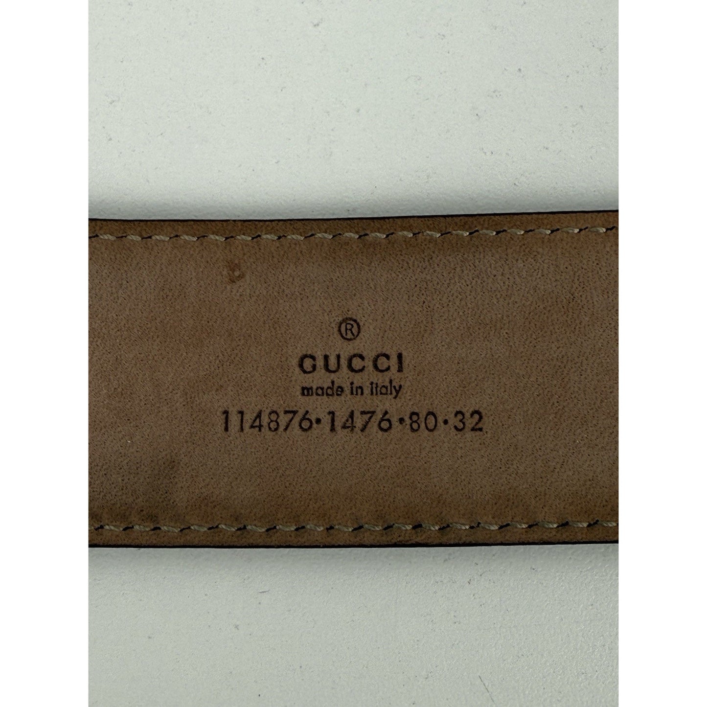 Gucci GG Gold Buckle Red Guccissima Monogram Leather Belt 90 cm