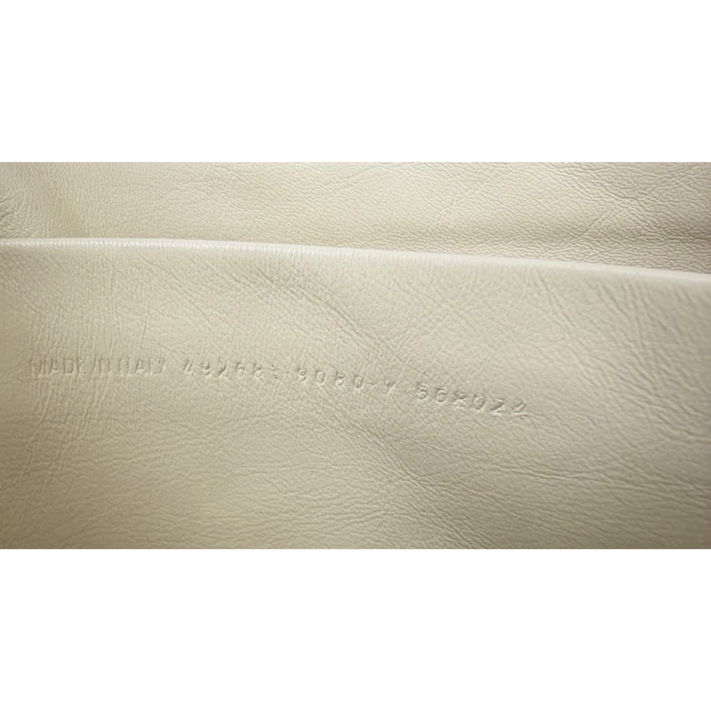 Balenciaga Shearling Pouch Clutch in White Color Silver HW S06