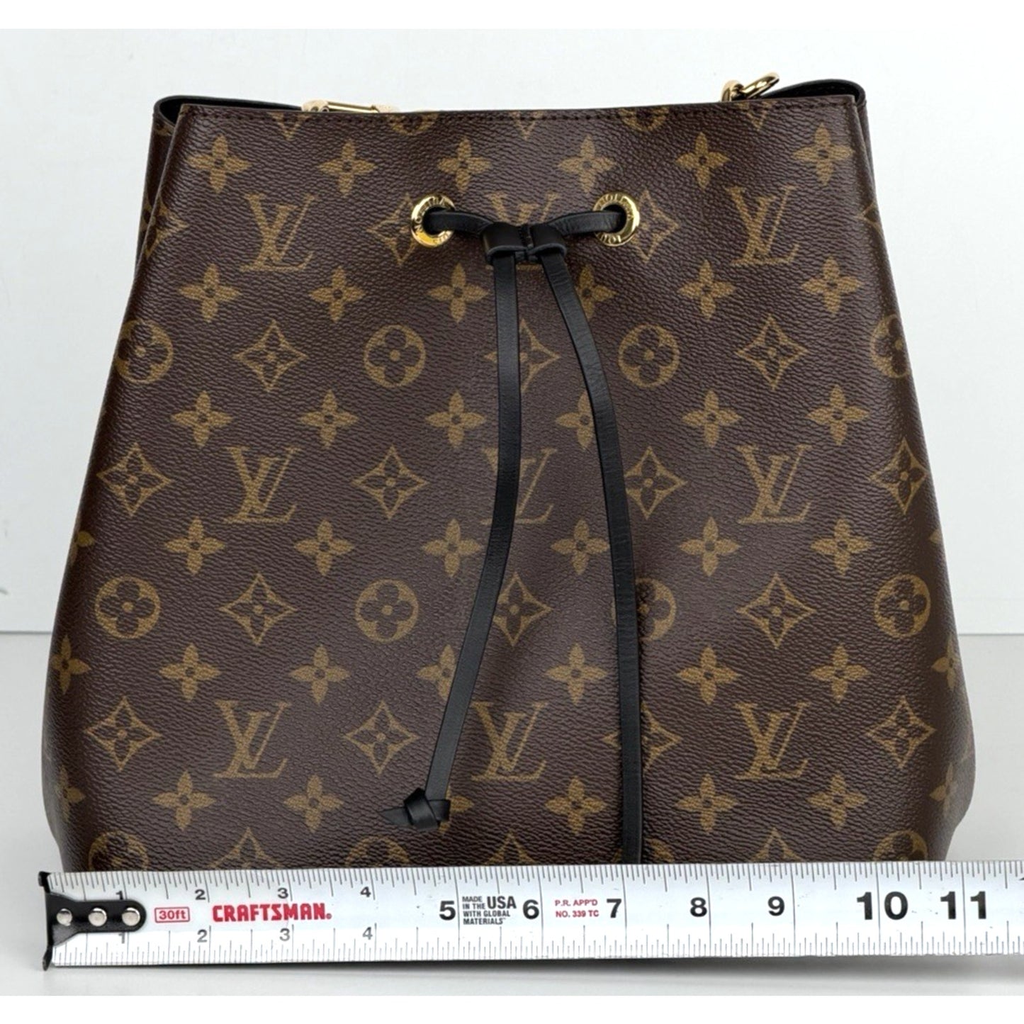 Louis Vuitton NeoNoe MM Bucket Bag in Brown Monogram Coated Canvas 2020 L-4