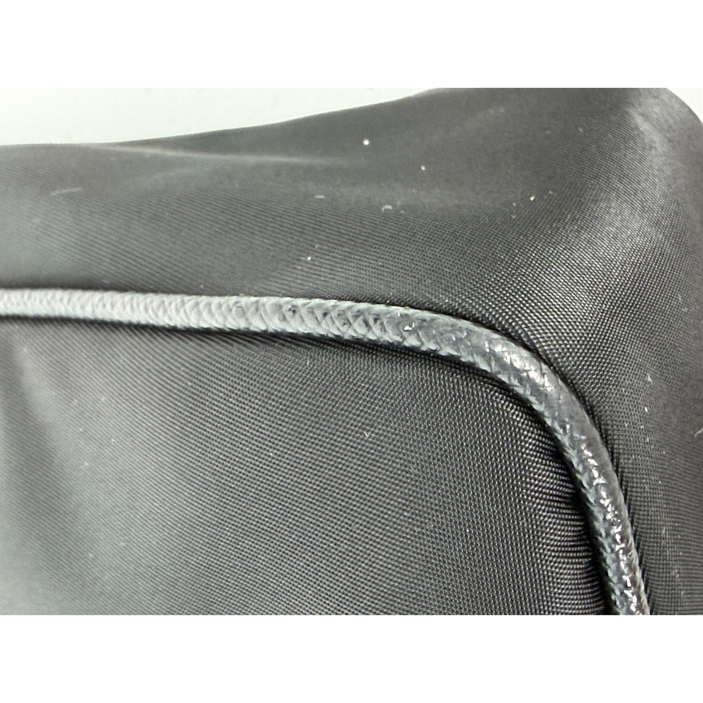 Prada Re-Nylon and Saffiano Leather Shoulder Bag in Black with Mini Pouch S01