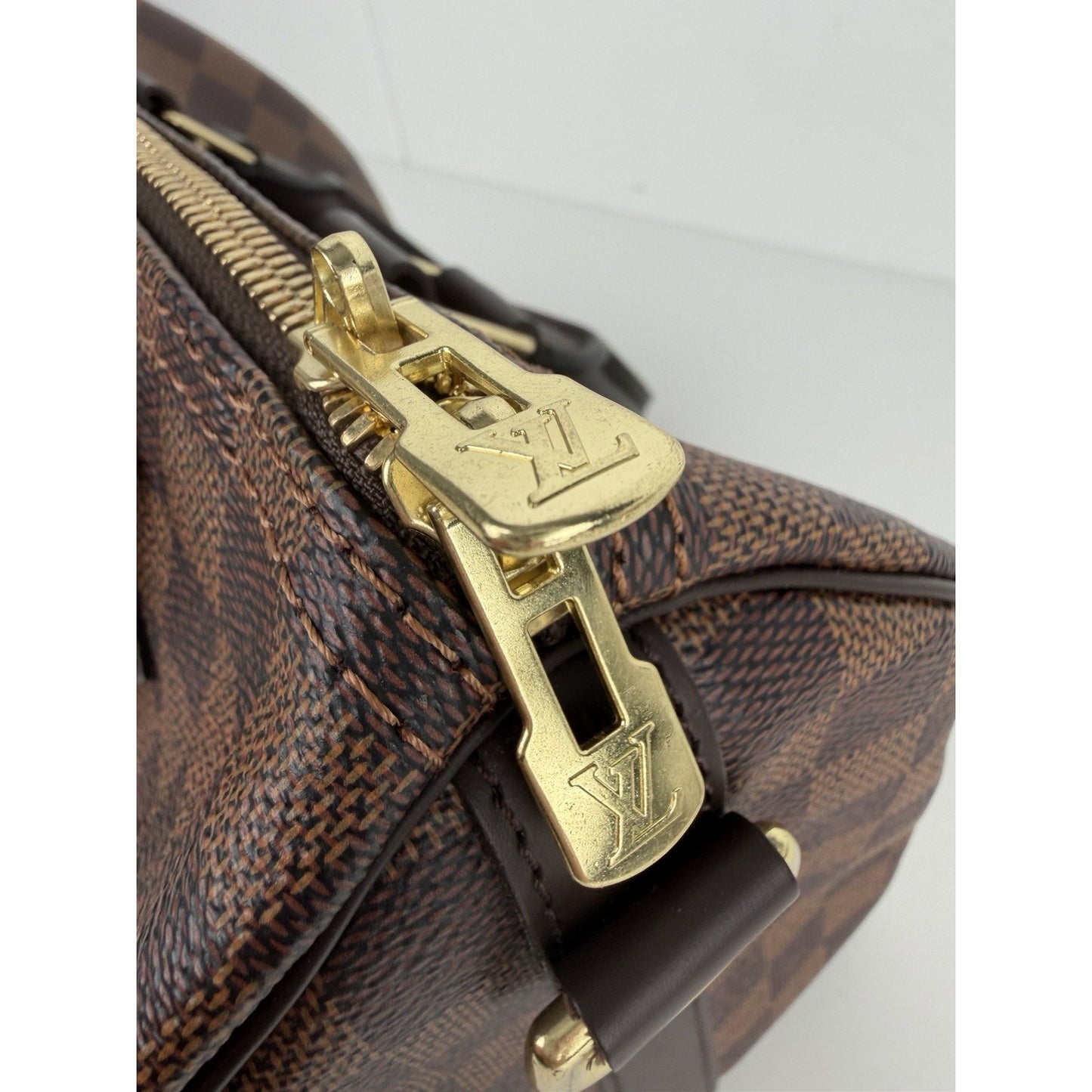 Louis Vuitton Speedy Bandouliere 25 Handbag in Damier Ebene Coated Canvas NFC F1