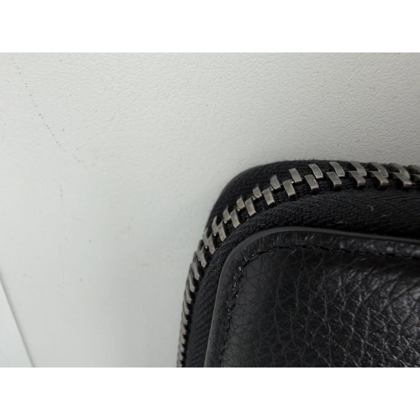 Christian Louboutin Panettone Wallet Black Leather Body & Red Monogram Canvas K3