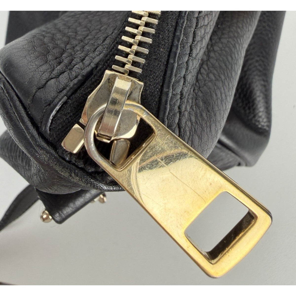 Gucci Bamboo Shopper Boston Medium Bag in Black Curved Bamboo Top S