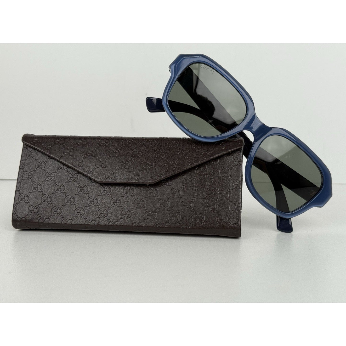 Gucci Logo Rectangular Sunglasses