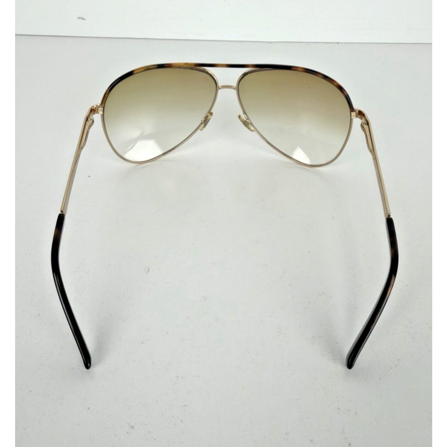 Gucci Aviator Sunglasses in Gold Frame with Brown Gradient Lenses Unisex O1
