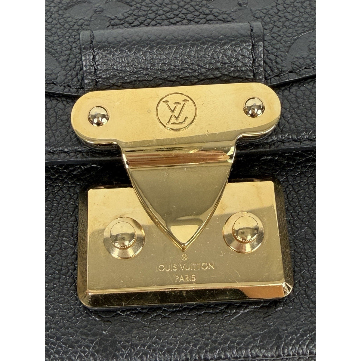 Louis Vuitton Marceau Shoulder Bag in Black LV Monogram Empreinte Leather NFC E2