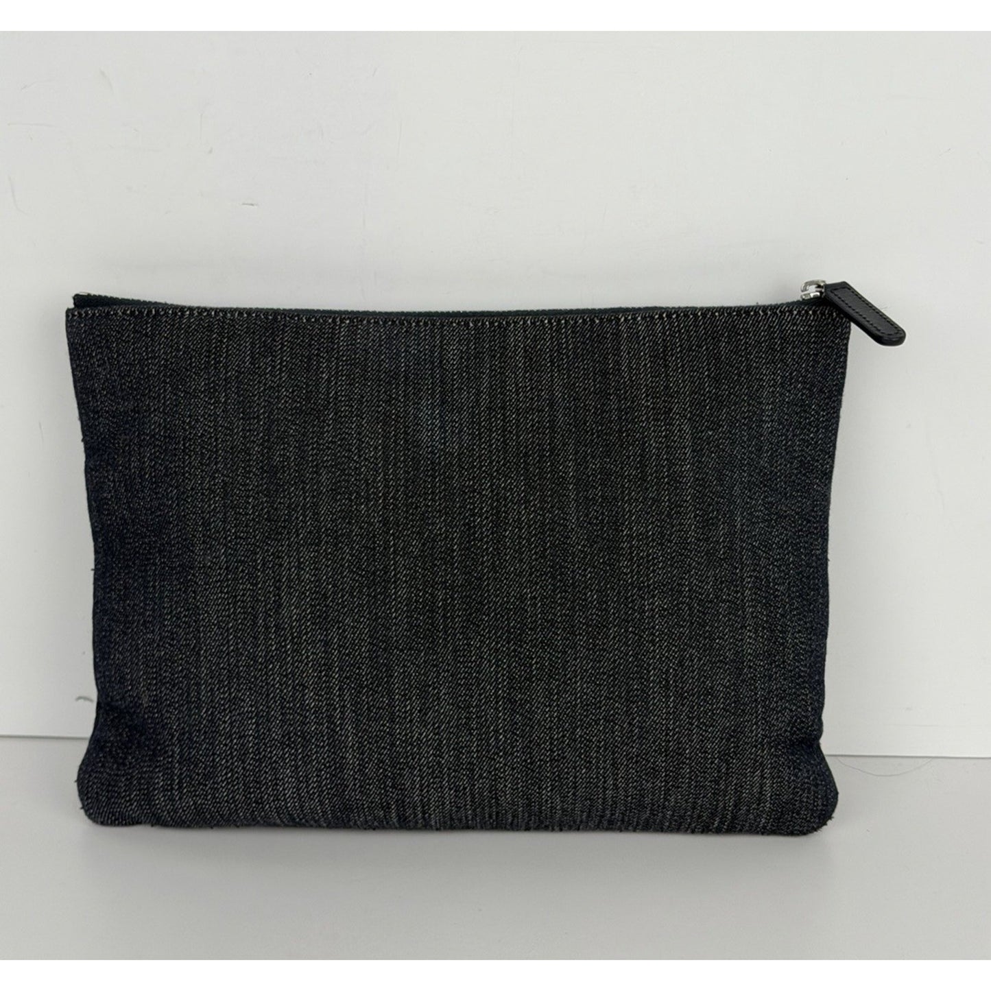 Chanel Deauville Pouch Dark Blue Denim Medium "31 Rue Cambon" Logo 2017 K3
