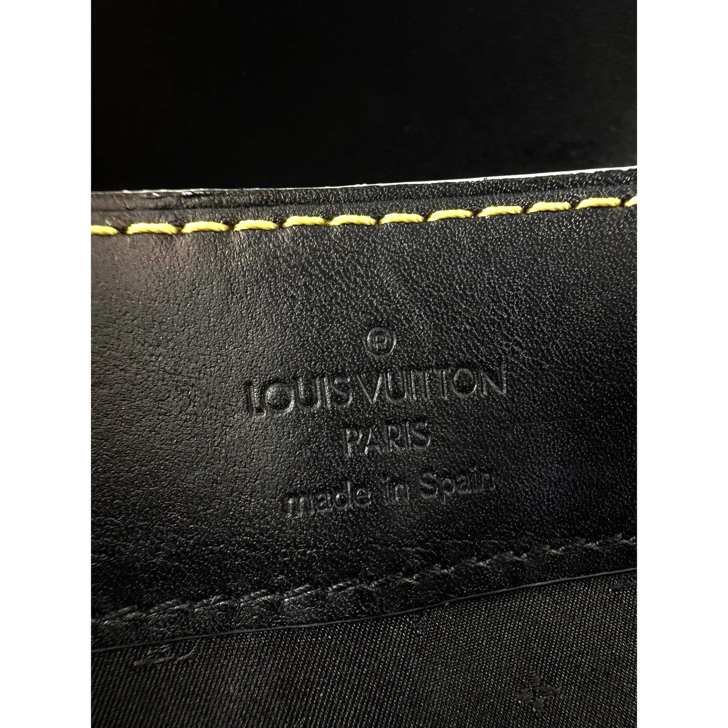 Louis Vuitton Le Talentueux Shoulder Bag Vintage Black Suhali Leather 2003 S13