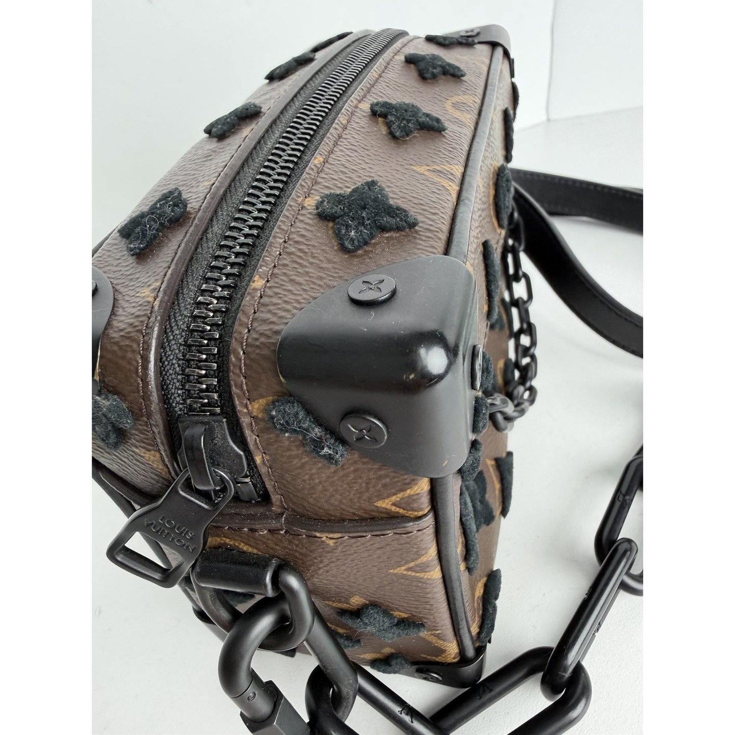 Louis Vuitton Mini Soft Trunk Bag in Brown Monogram Coated Canvas 2019 S03