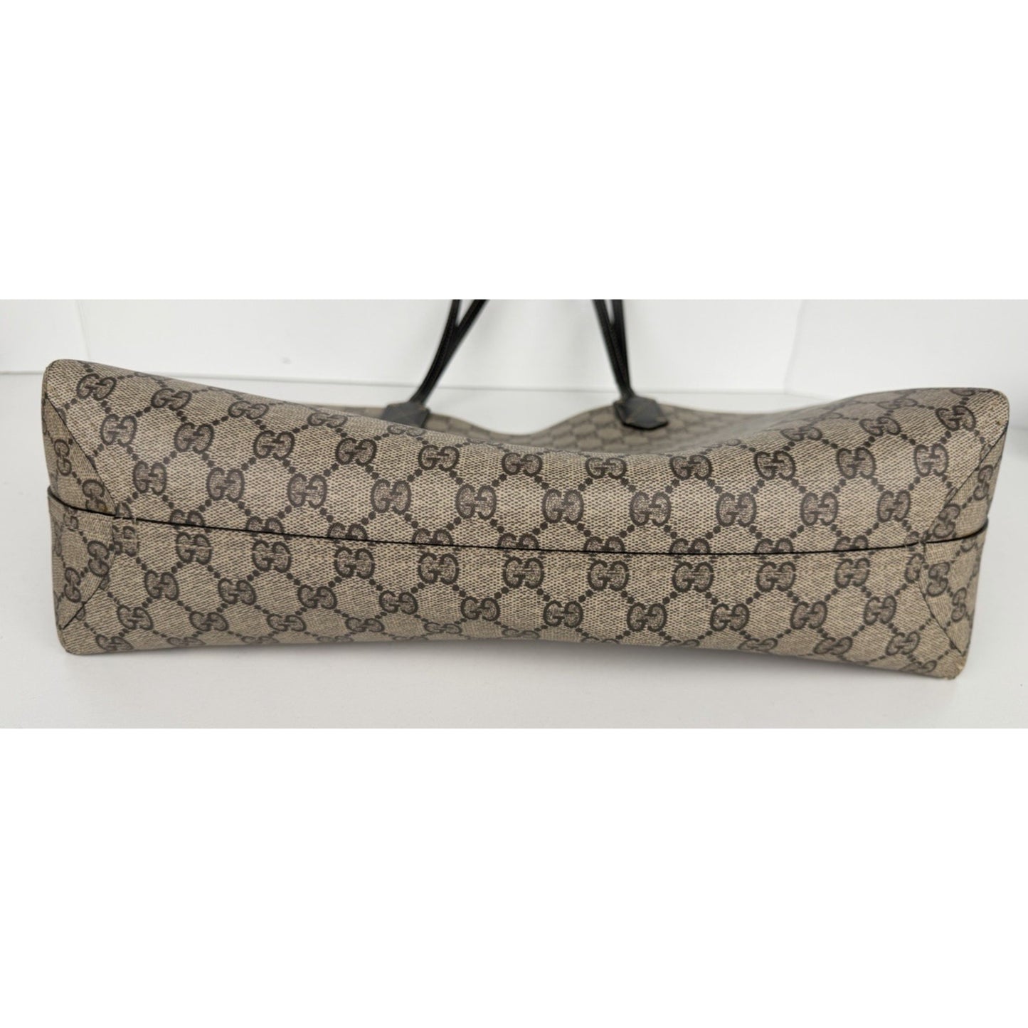 Gucci GG Monogram Coated Canvas Reversible Tote Black S