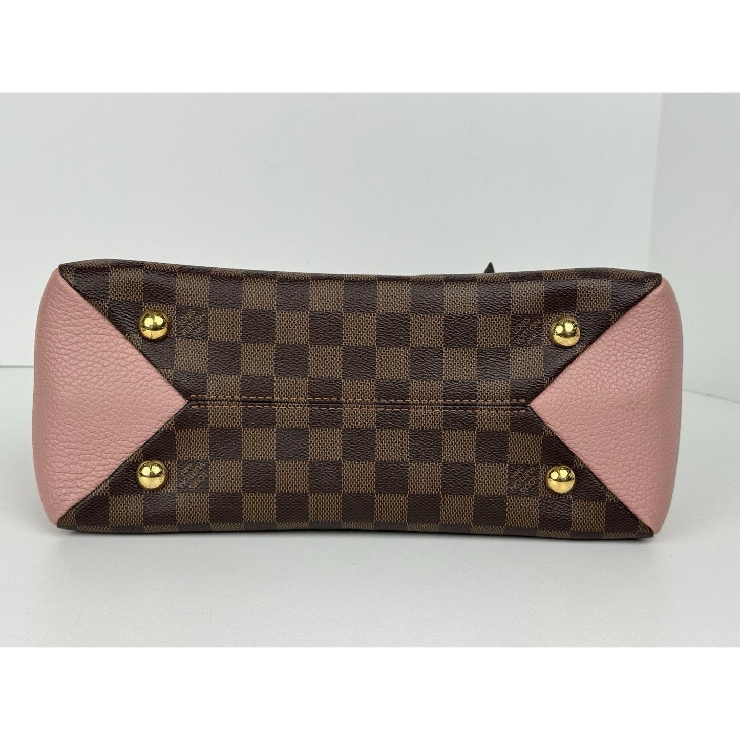 Louis Vuitton Damier Ebene Taurillon Brittany Magnolia Handbag