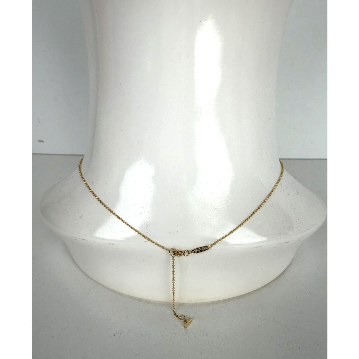 Tiffany & Co. Tiffany T Smile Necklace 18in in 18k Yellow Gold