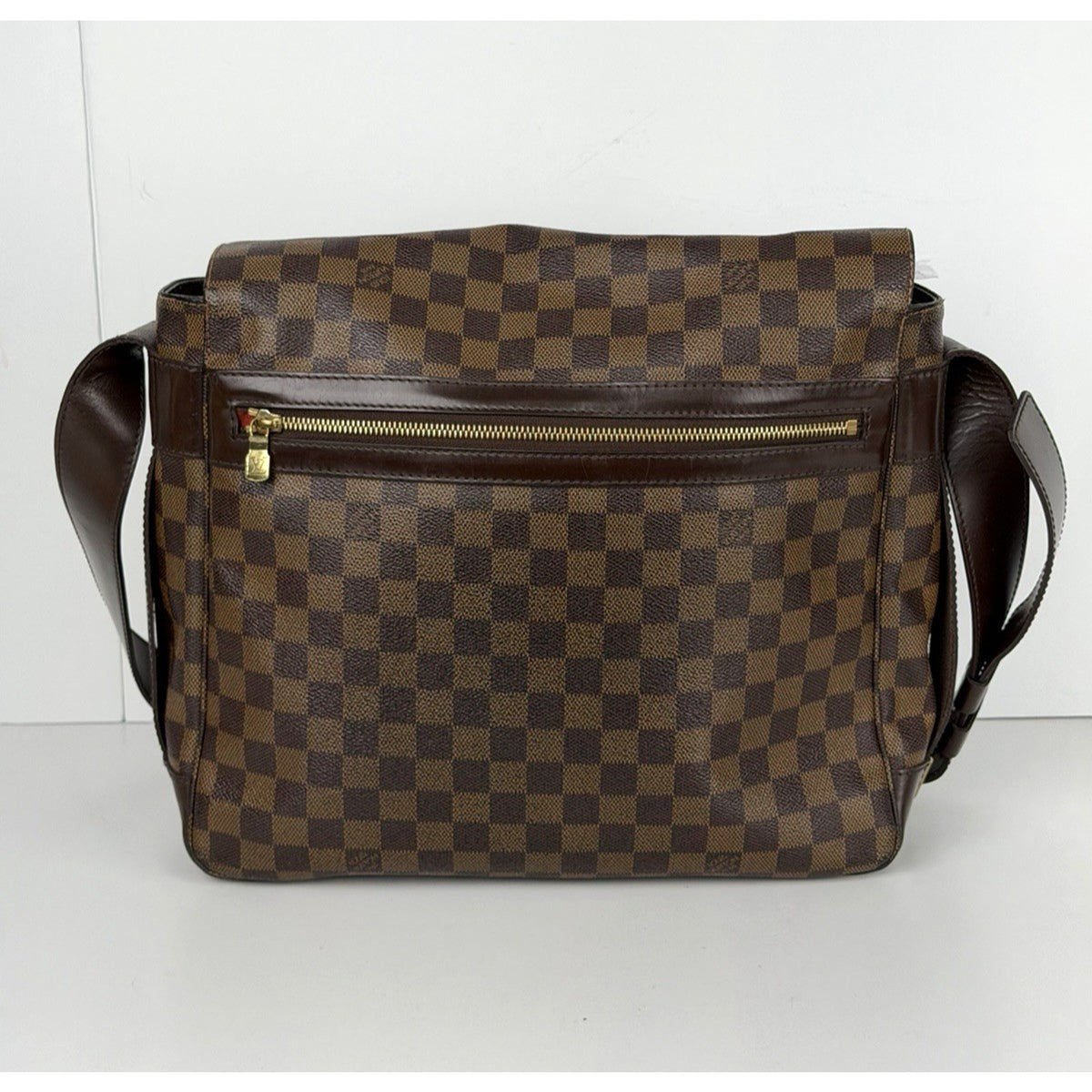 Louis Vuitton Bastille Shoulder Bag in Damier Ebene Brown Coated Canvas 2002 S09