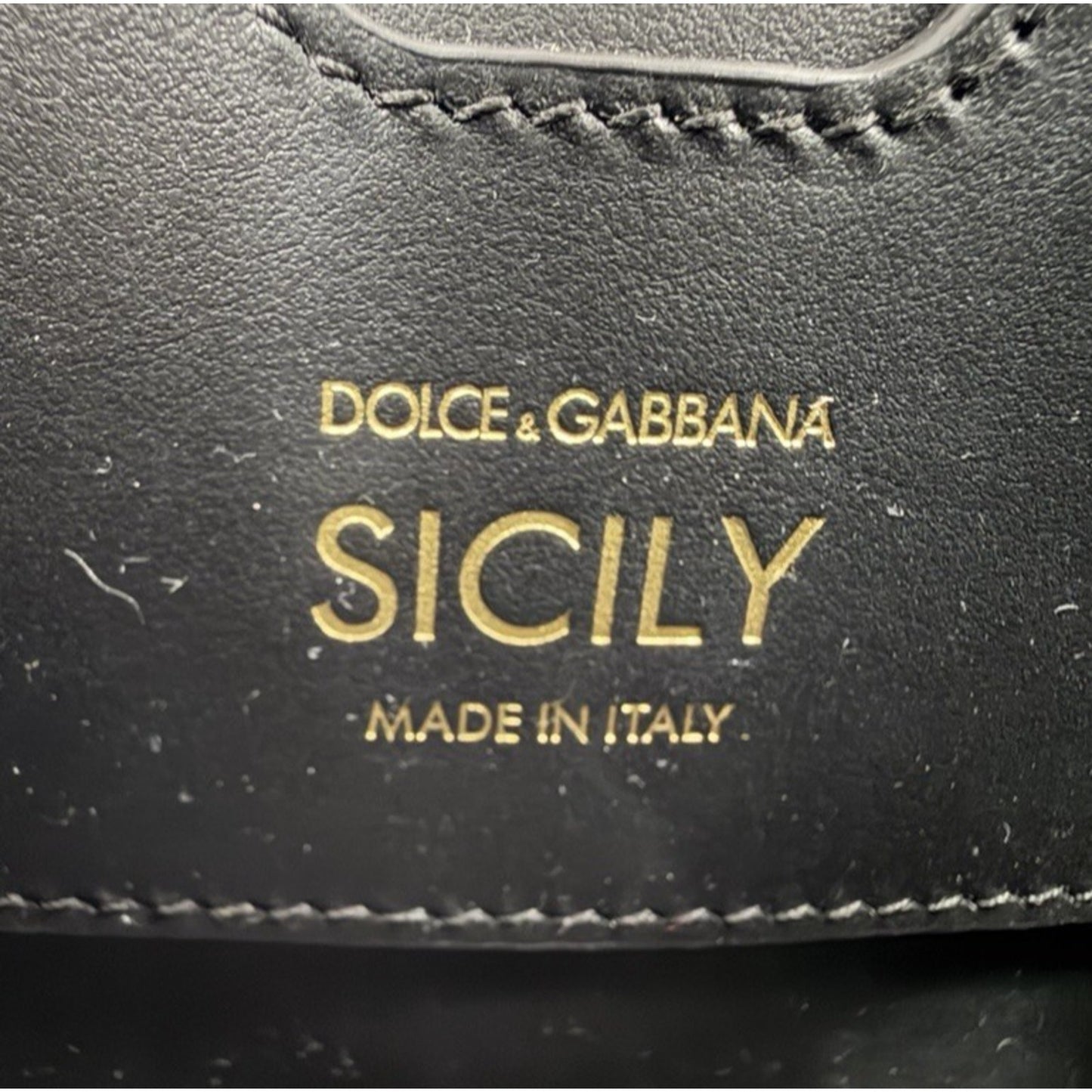 Dolce & Gabbana Medium Sicily Bag in Leopard Print Polished Calfskin Leather B3