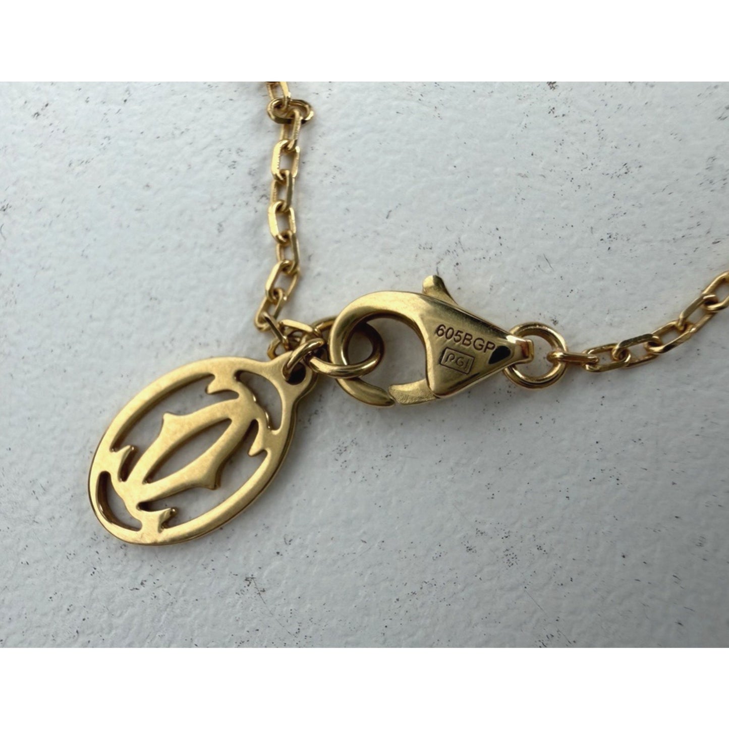 Cartier D'Amour Diamond Necklace Mini Model in 18K Yellow Gold 16in