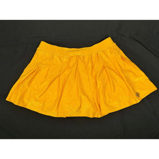 Chrome Hearts in Motif Yellow Mini Tennis Skirt L Size