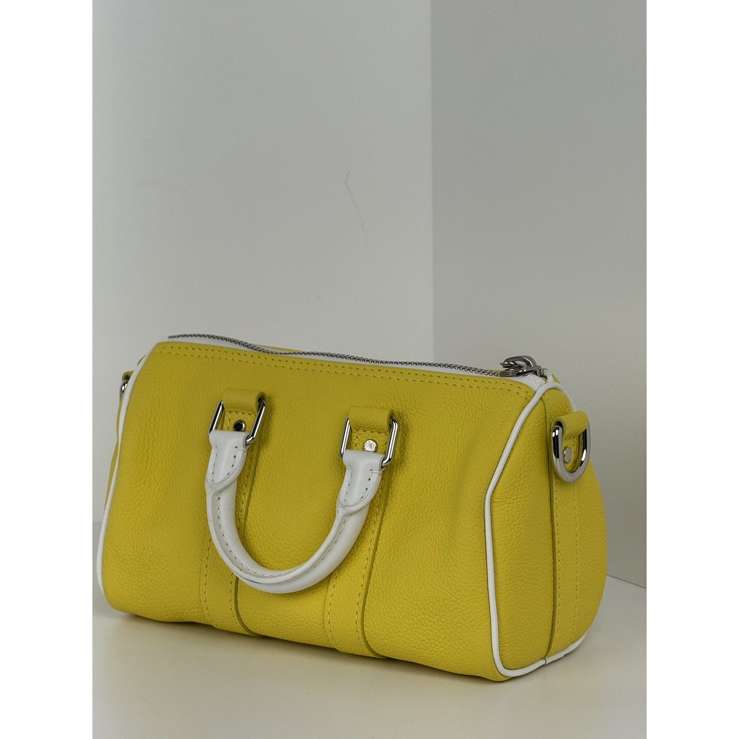 Louis Vuitton Keepall Bandouliere 45 Crossbody XS Yellow Leather Women's Bag