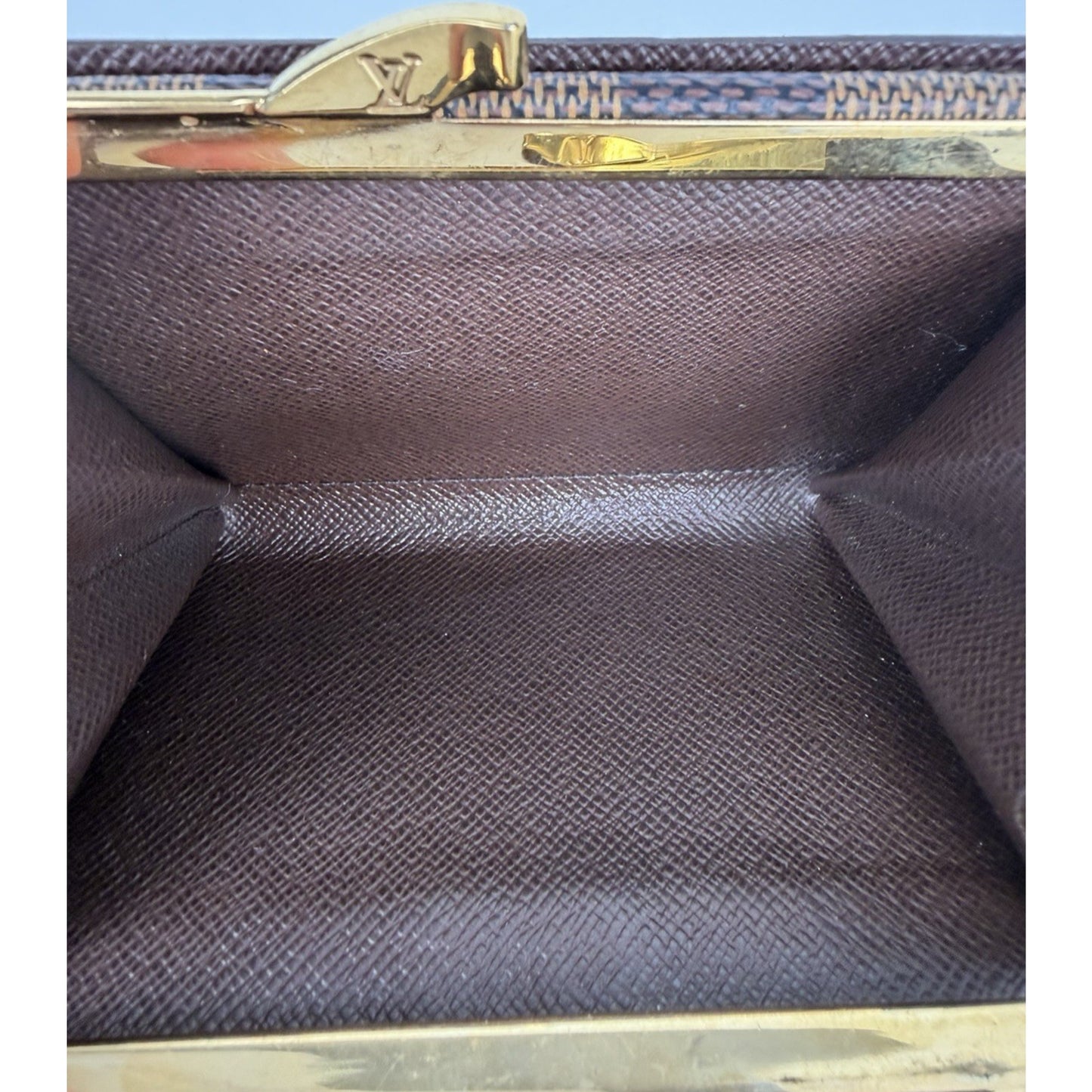 Louis Vuitton Portefeuille Viennois Wallet Vintage in Damier Ebene Canvas 2006