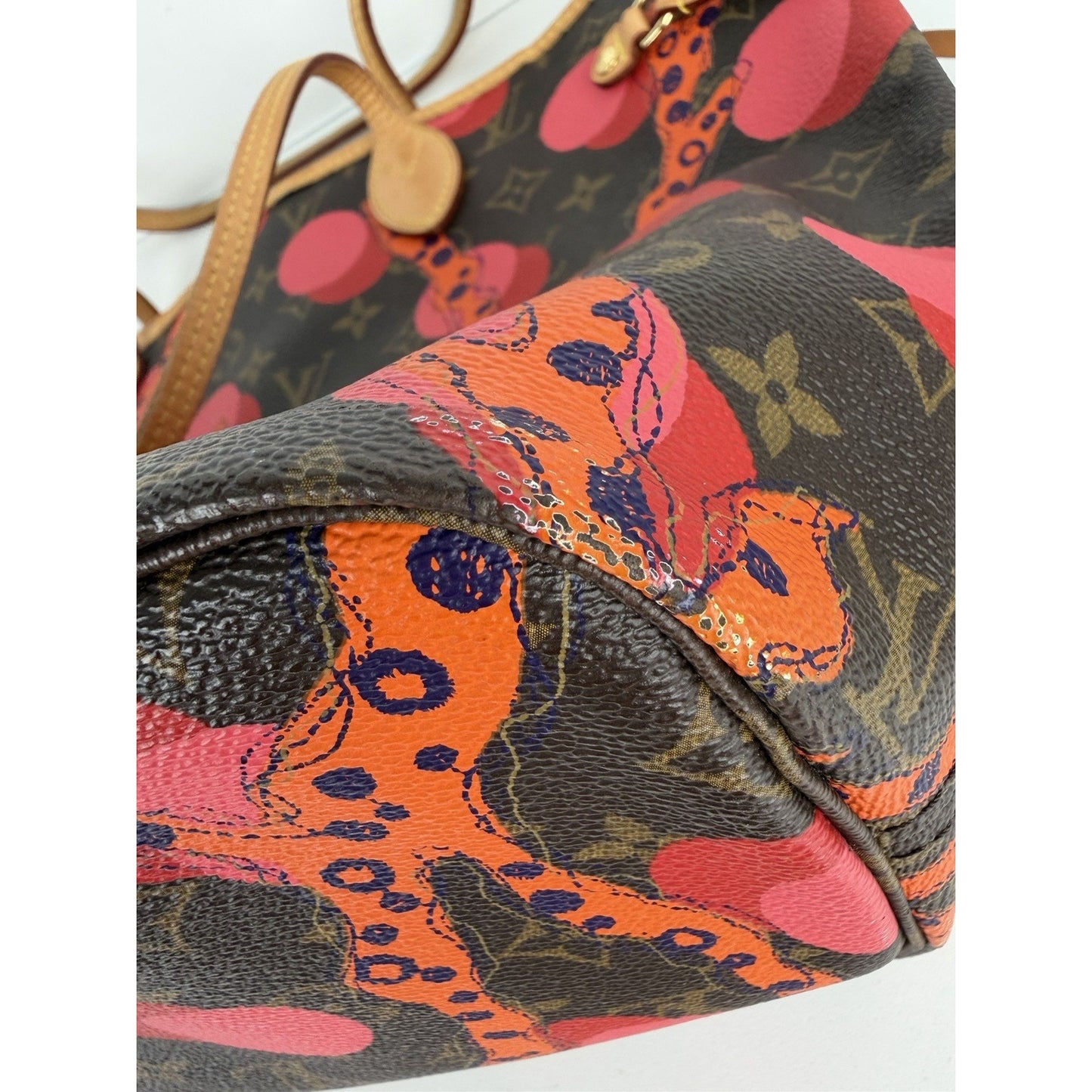 Louis Vuitton Limited Edition Ramages Neverfull Bag MM Monogram Canvas 2015 C-9